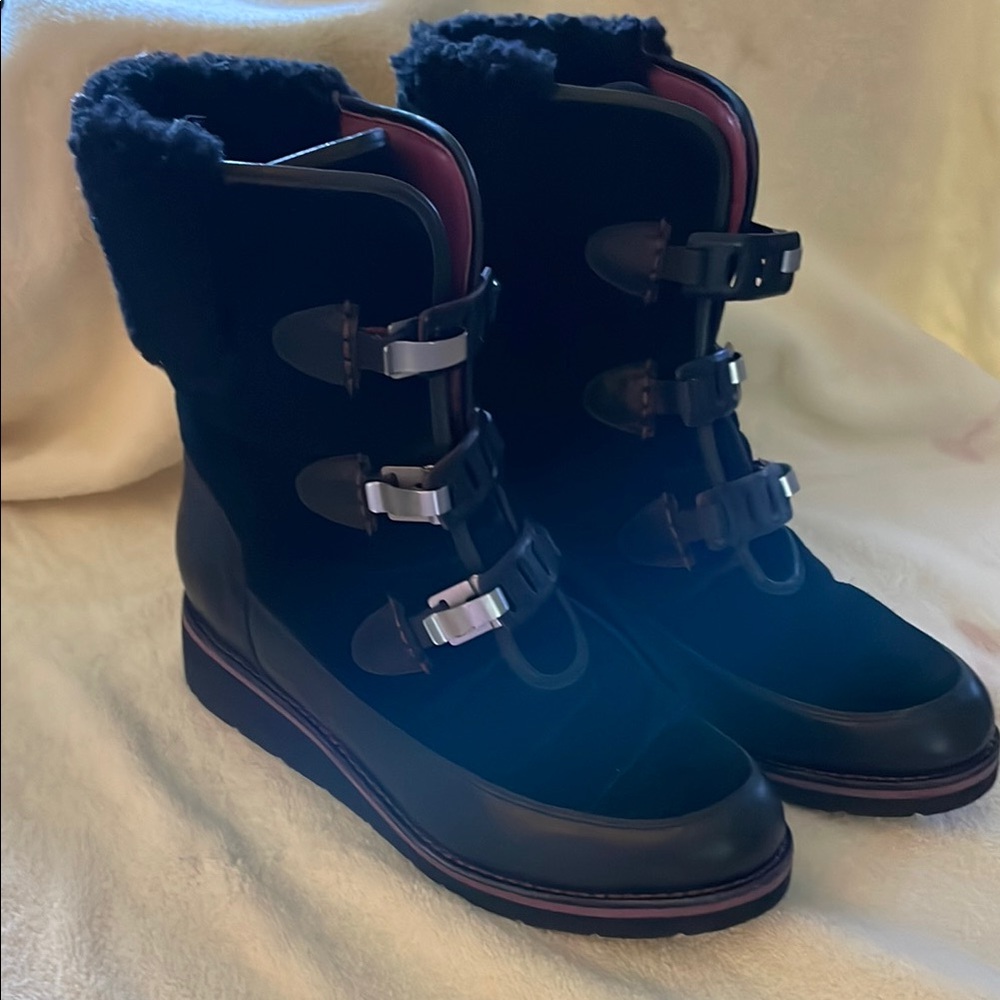 Cole Haan Sterling Black Winter Boots